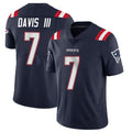 My Store NE.Patriots #7 Carlton Davis III Player Navy Vapor Untouchable Home Game Stitched Jerseys