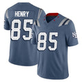 My Store NE.Patriots #85 Hunter Henry Player Blue Limited Rivalries Collection Home Game Stitched Jerseys