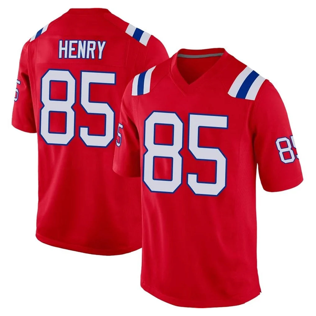 My Store NE.Patriots #85 Hunter Henry Player Red Home Game Stitched Jerseys