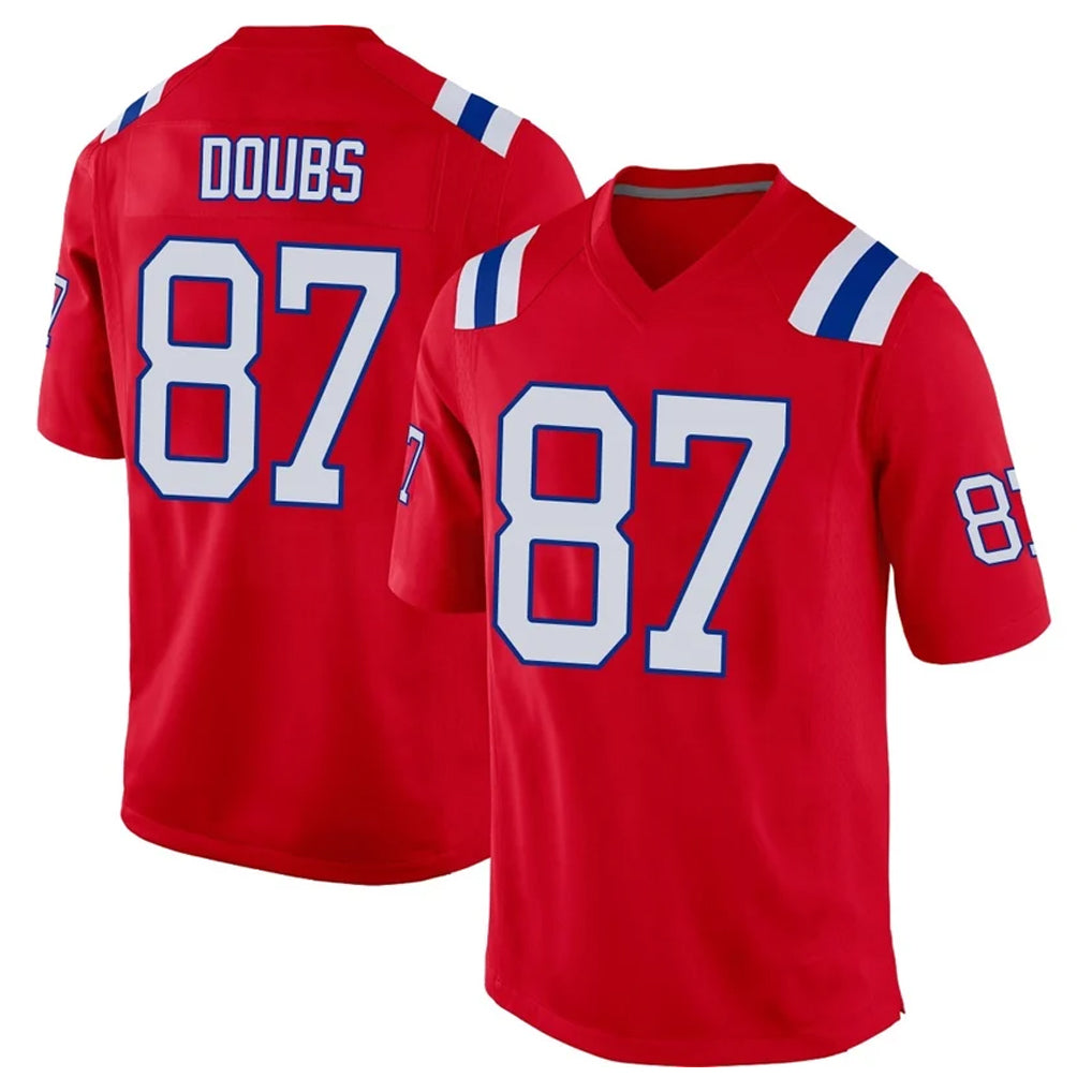 My Store NE.Patriots #87 Romeo Doubs Player Red Home Game Stitched Jerseys