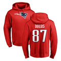 My Store NE.Patriots #87 Romeo Doubs Player Red LOGO Pullover Hoodies Home Game Stitched Jerseys