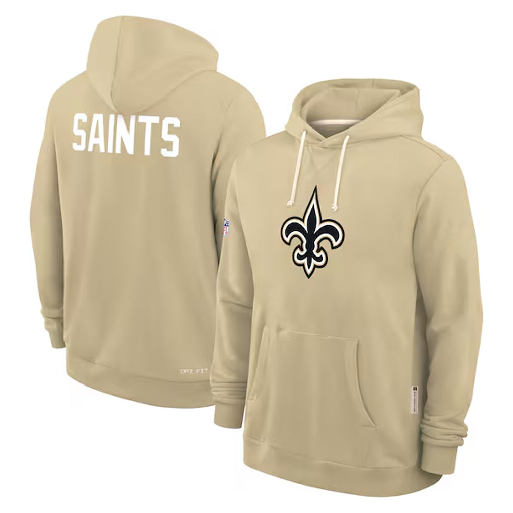 My Store NO.Saints Gold Pullover Hoodies Limited Blank Player Stitched Jerseys