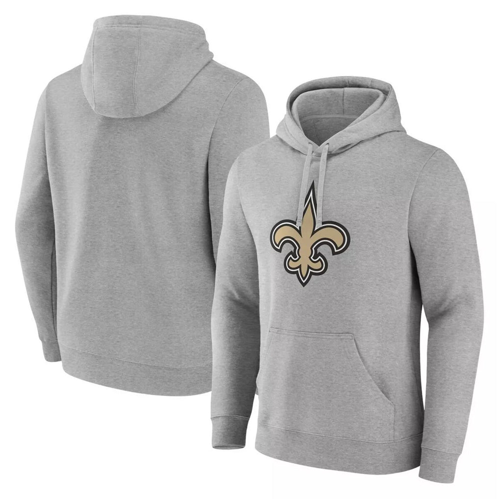 My Store NO.Saints Gray LOGO Pullover Hoodies Limited Blank Player Stitched Jerseys