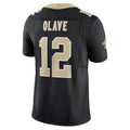 My Store NO.Saints #12 Chris Olave Player Black Alternate Vapor F.U.S.E. Limited Stitched Jerseys