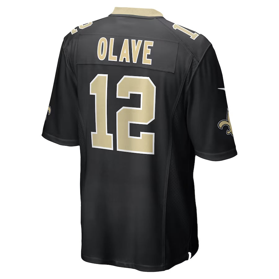 My Store NO.Saints #12 Chris Olave Player Black Home Game Stitched Jerseys
