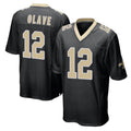 My Store NO.Saints #12 Chris Olave Player Black Home Game Stitched Jerseys