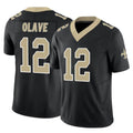 My Store NO.Saints #12 Chris Olave Player Black Limited Vapor F.U.S.E. Home Game Stitched Jerseys
