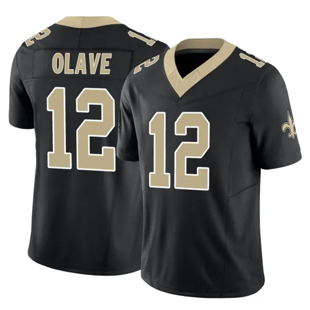 My Store NO.Saints #12 Chris Olave Player Black Limited Vapor F.U.S.E. Home Game Stitched Jerseys