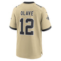 My Store NO.Saints #12 Chris Olave Player Gold Alternate Game Stitched Jerseys