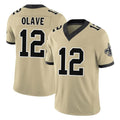 My Store NO.Saints #12 Chris Olave Player Gold Limited Vapor F.U.S.E. Home Game Stitched Jerseys