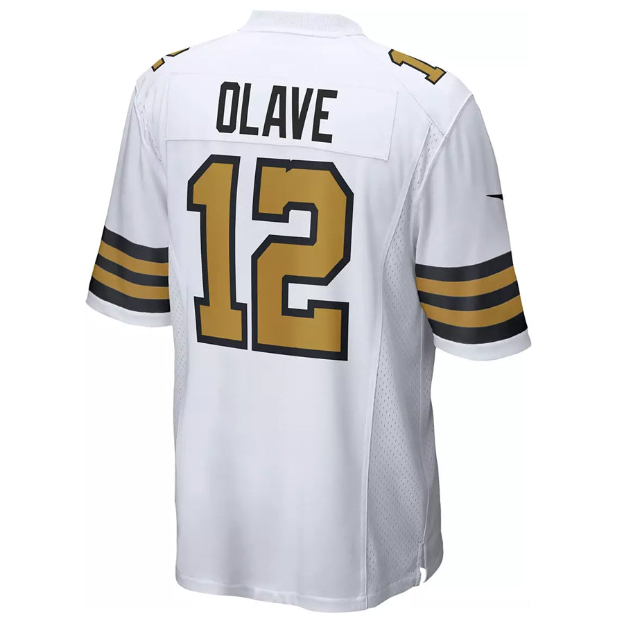 My Store NO.Saints #12 Chris Olave Player White Alternate Game Stitched Jerseys