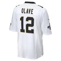 My Store NO.Saints #12 Chris Olave Player White Home Game Stitched Jerseys
