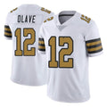 My Store NO.Saints #12 Chris Olave Player White Limited Color Rush Home Game Stitched Jerseys