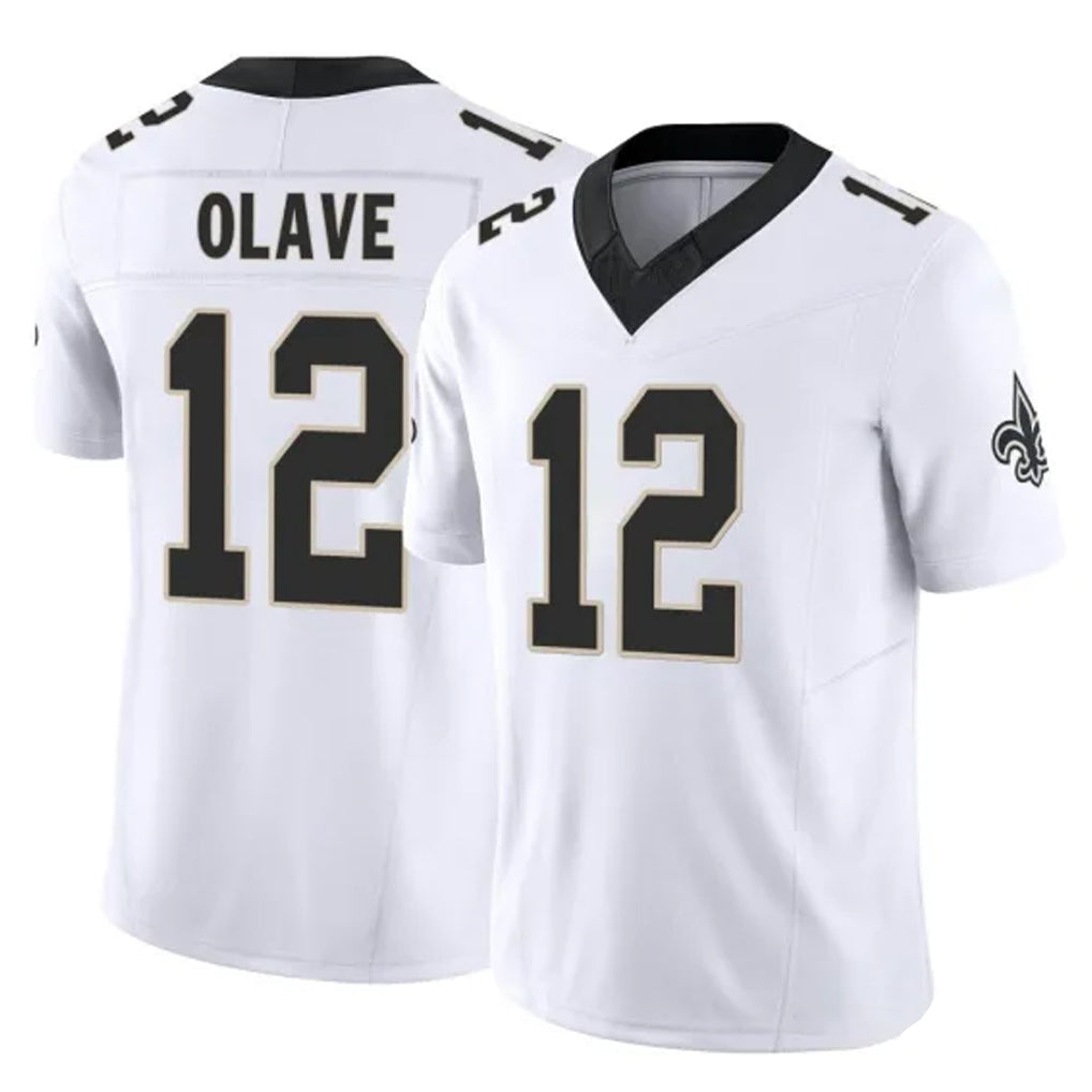 My Store NO.Saints #12 Chris Olave Player White Limited Vapor F.U.S.E. Home Game Stitched Jerseys