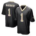 My Store NO.Saints #1 Kool-Aid McKinstry Player Black Home Game Stitched Jerseys