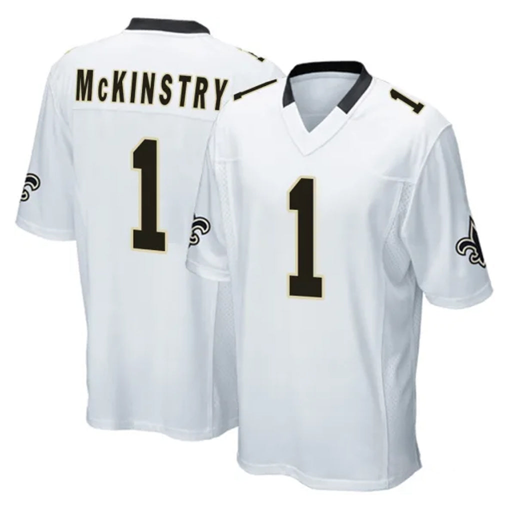 My Store NO.Saints #1 Kool-Aid McKinstry Player White Home Game Stitched Jerseys