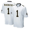 My Store NO.Saints #1 Kool-Aid McKinstry Player White Home Game Stitched Jerseys