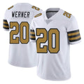 My Store NO.Saints #20 Pete Werner Player White Limited Color Rush Home Game Stitched Jerseys