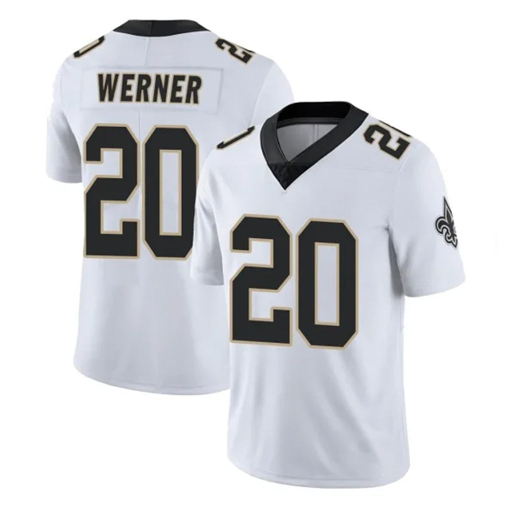 My Store NO.Saints #20 Pete Werner Player White Limited Vapor Untouchable Home Game Stitched Jerseys