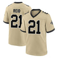 My Store NO.Saints #21 Justin Reid Player Gold Home Game Stitched Jerseys