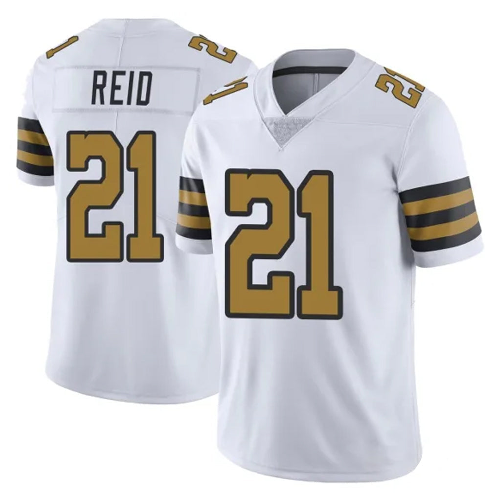 My Store NO.Saints #21 Justin Reid Player White Limited Color Rush Home Game Stitched Jerseys