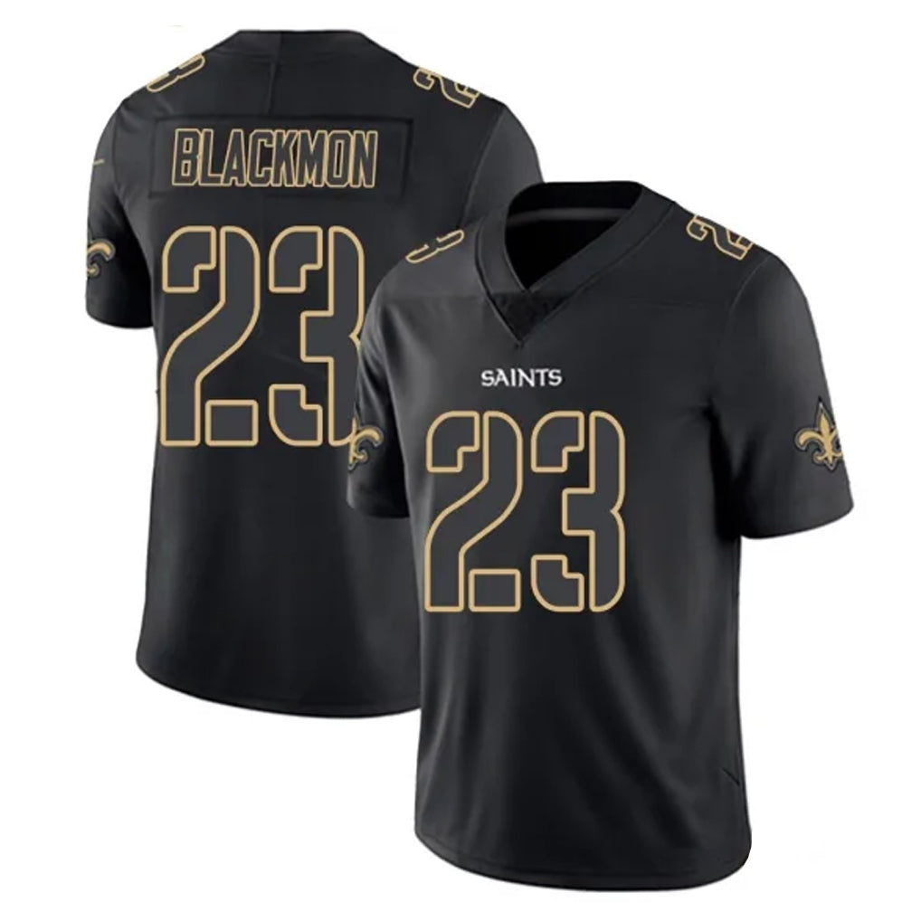 My Store NO.Saints #23 Julian Blackmon Player Black Impact Limited Home Game Stitched Jerseys