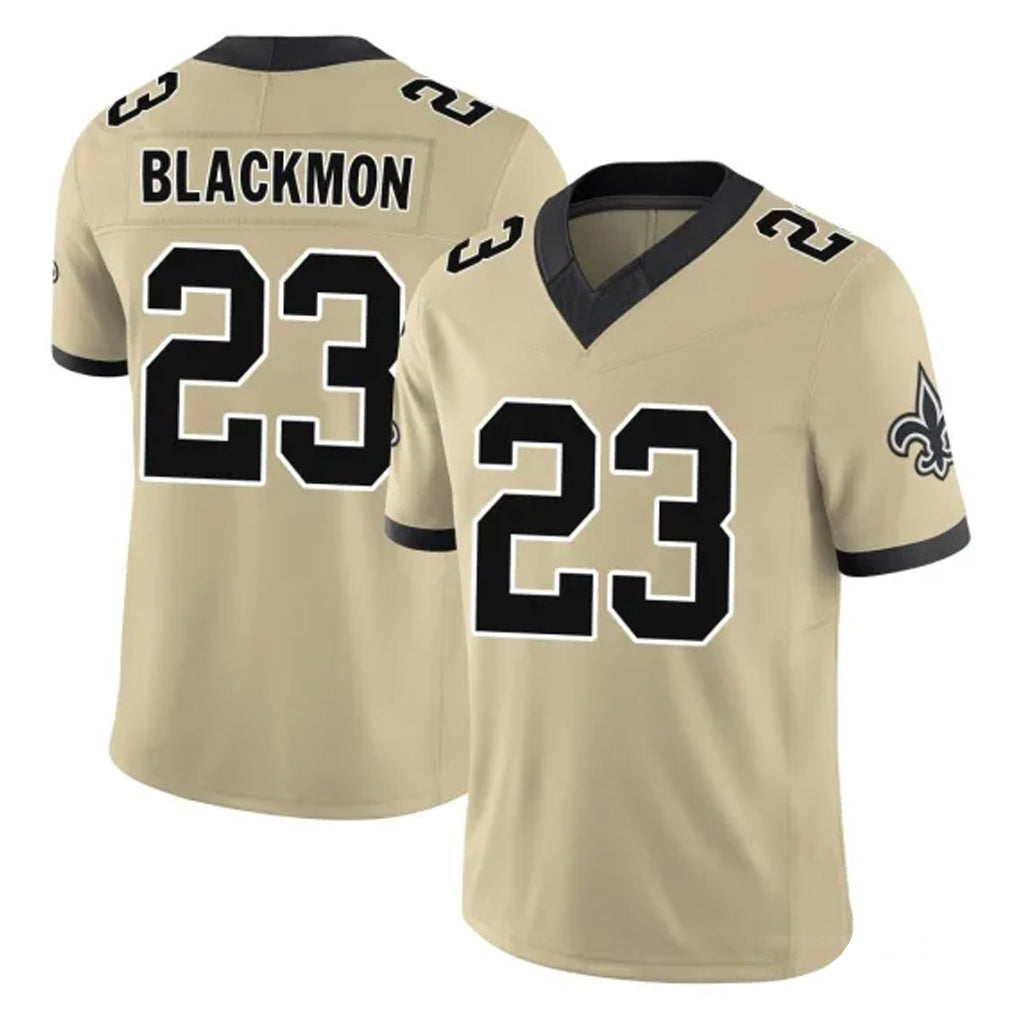 My Store NO.Saints #23 Julian Blackmon Player Gold Limited Vapor F.U.S.E. Home Game Stitched Jerseys