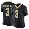 My Store NO.Saints #3 Travis Etienne Jr. Player Black Limited Vapor F.U.S.E. Home Game Stitched Jerseys