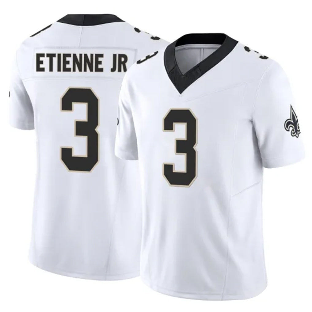 My Store NO.Saints #3 Travis Etienne Jr. Player White Limited Vapor F.U.S.E. Home Game Stitched Jerseys