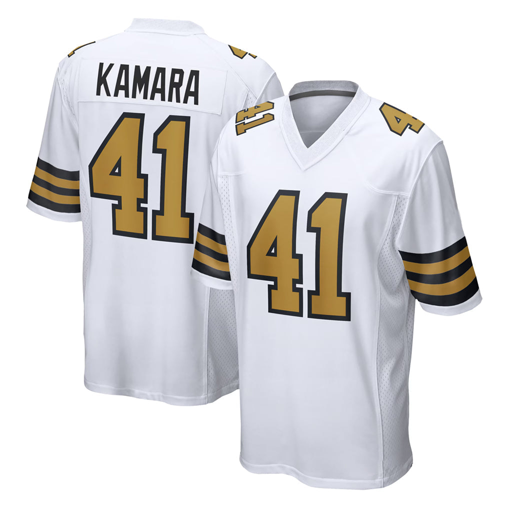 My Store NO.Saints #41 Alvin Kamara Player White Alternate Home Game Stitched Jerseys