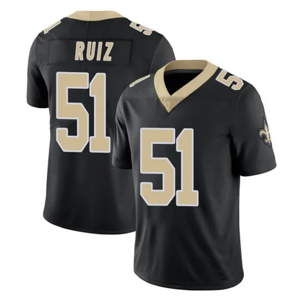 My Store NO.Saints #51 Cesar Ruiz Player Black Limited Vapor Untouchable Home Game Stitched Jerseys