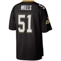 My Store NO.Saints #51 Sam Mills Mitchell & Ness Black Legacy Replica Puhic Stitched Jerseys