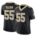 My Store NO.Saints #55 Kaden Elliss Player Black Limited Vapor F.U.S.E. Home Game Stitched Jerseys