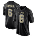 My Store NO.Saints #6 Tyler Shough Player Black Carbon Fashion Home Game Stitched Jerseys