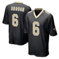 My Store NO.Saints #6 Tyler Shough Player Black Home Game Stitched Jerseys