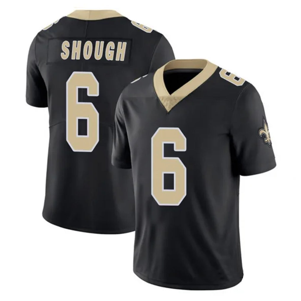 My Store NO.Saints #6 Tyler Shough Player Black Limited Vapor Untouchable Home Game Stitched Jerseys