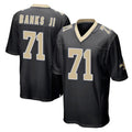 My Store NO.Saints #71 Kelvin Banks Jr. Player Black Home Game Stitched Jerseys