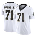 My Store NO.Saints #71 Kelvin Banks Jr. Player White Limited Vapor F.U.S.E. Home Game Stitched Jerseys