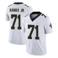 My Store NO.Saints #71 Kelvin Banks Jr. Player White Limited Vapor Untouchable Home Game Stitched Jerseys