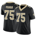 My Store NO.Saints #75 Taliese Fuaga Player Black Limited Vapor F.U.S.E. Home Game Stitched Jerseys