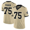 My Store NO.Saints #75 Taliese Fuaga Player Gold Limited Vapor F.U.S.E. Home Game Stitched Jerseys