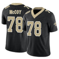 My Store NO.Saints #78 Erik McCoy Player Black Limited Vapor F.U.S.E. Home Game Stitched Jerseys