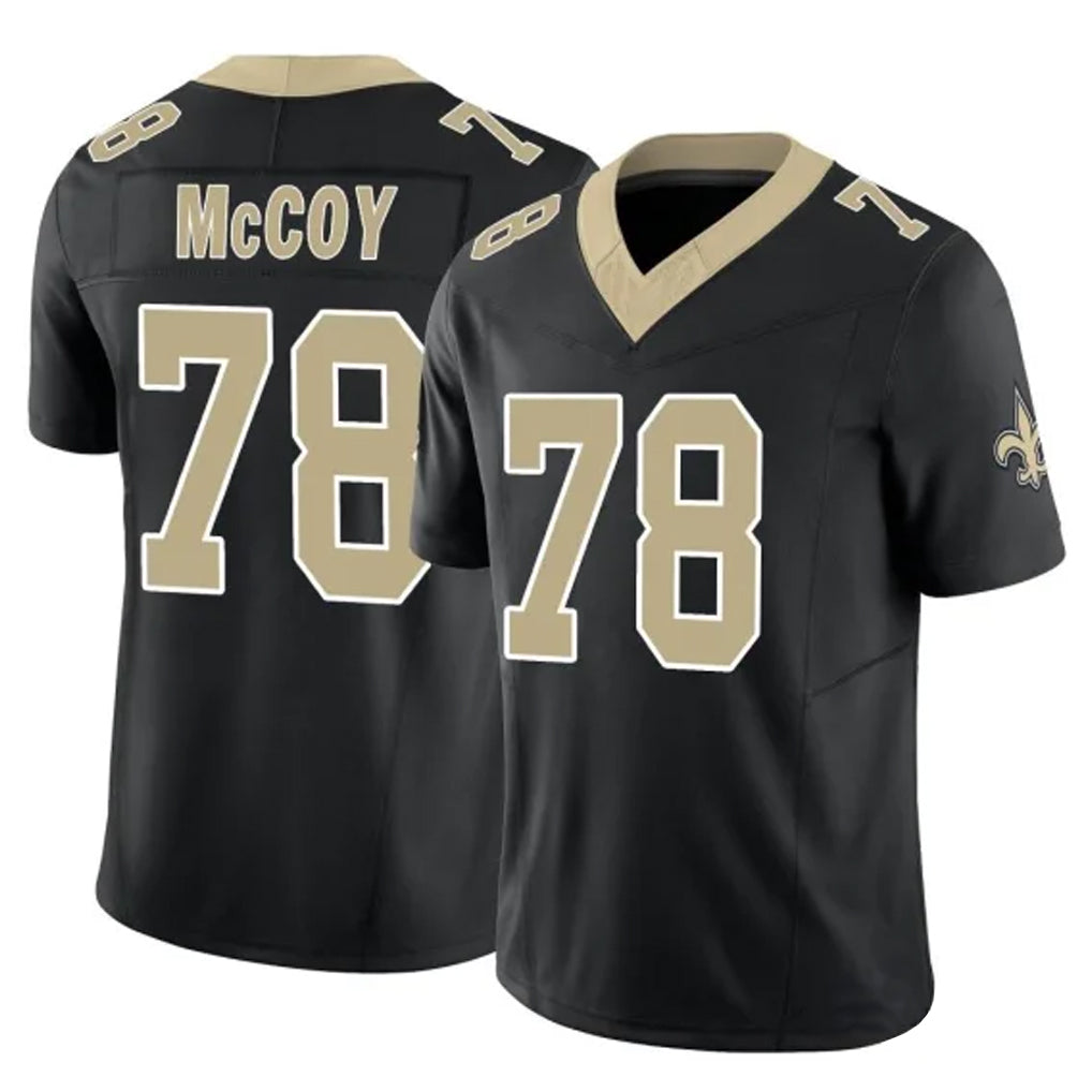 My Store NO.Saints #78 Erik McCoy Player Black Limited Vapor F.U.S.E. Home Game Stitched Jerseys