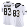 My Store NO.Saints #83 Juwan Johnson Player White Limited Vapor F.U.S.E. Home Game Stitched Jerseys