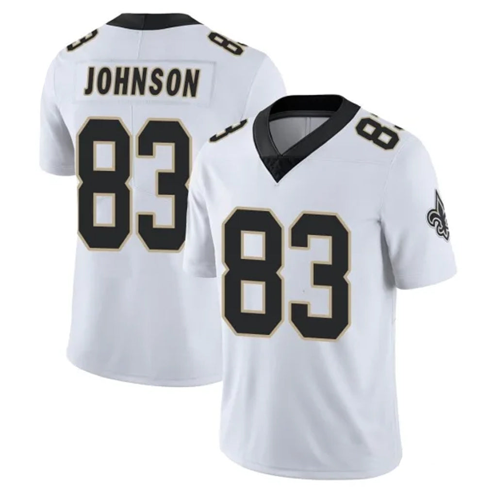 My Store NO.Saints #83 Juwan Johnson Player White Limited Vapor Untouchable Home Game Stitched Jerseys