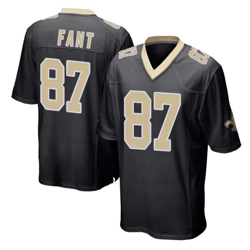 My Store NO.Saints #87 Noah Fant Player Black Home Game Stitched Jerseys