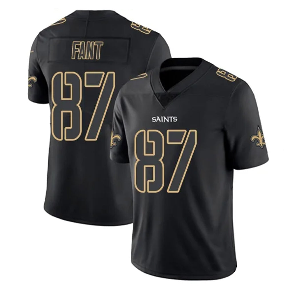 My Store NO.Saints #87 Noah Fant Player Black Impact Limited Home Game Stitched Jerseys