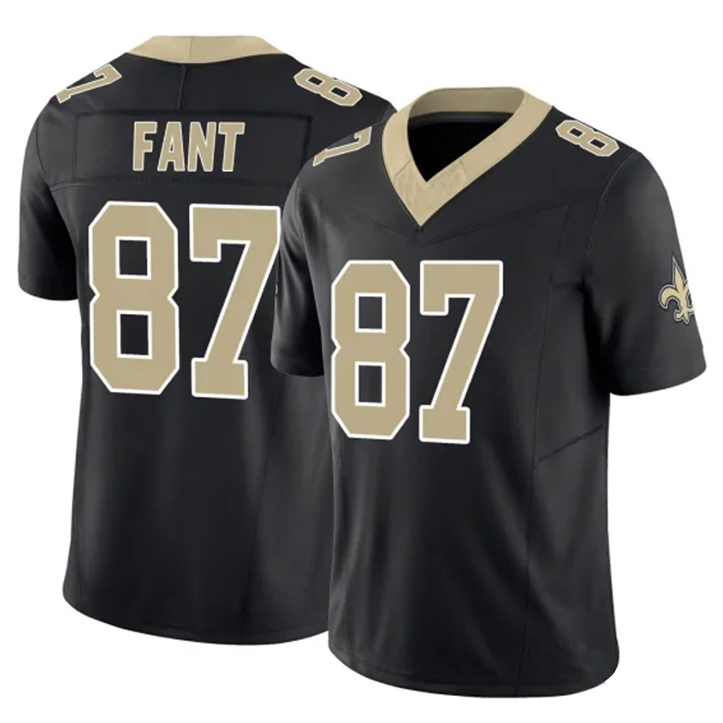 My Store NO.Saints #87 Noah Fant Player Black Limited Vapor F.U.S.E. Home Game Stitched Jerseys