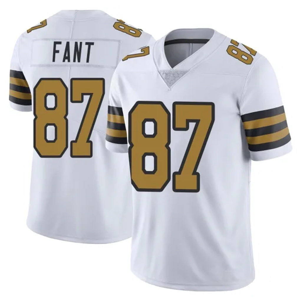 My Store NO.Saints #87 Noah Fant Player White Limited Color Rush Home Game Stitched Jerseys