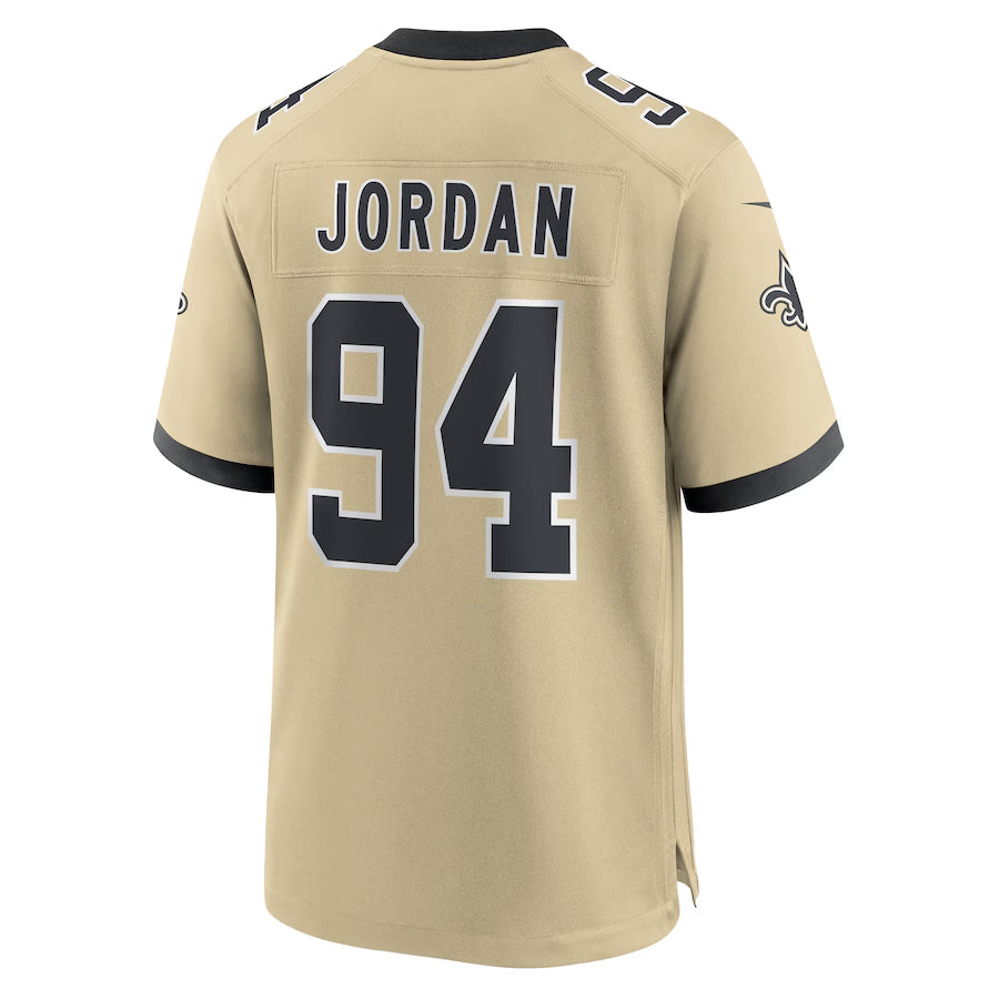 My Store NO.Saints #94 Cameron Jordan Player Gold Alternate Game Stitched Jerseys
